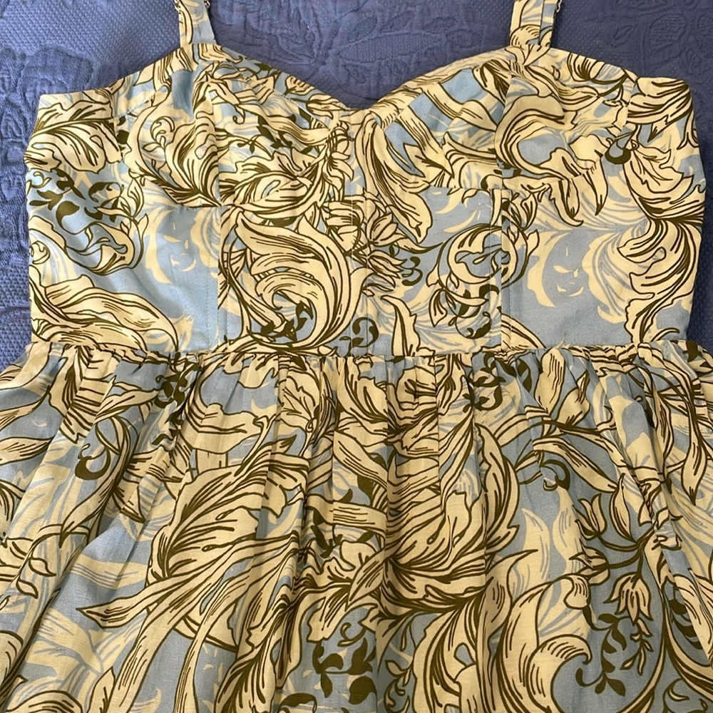 New Eddy Lace Printed Maxi Dress size Medium - Picture 11 of 15